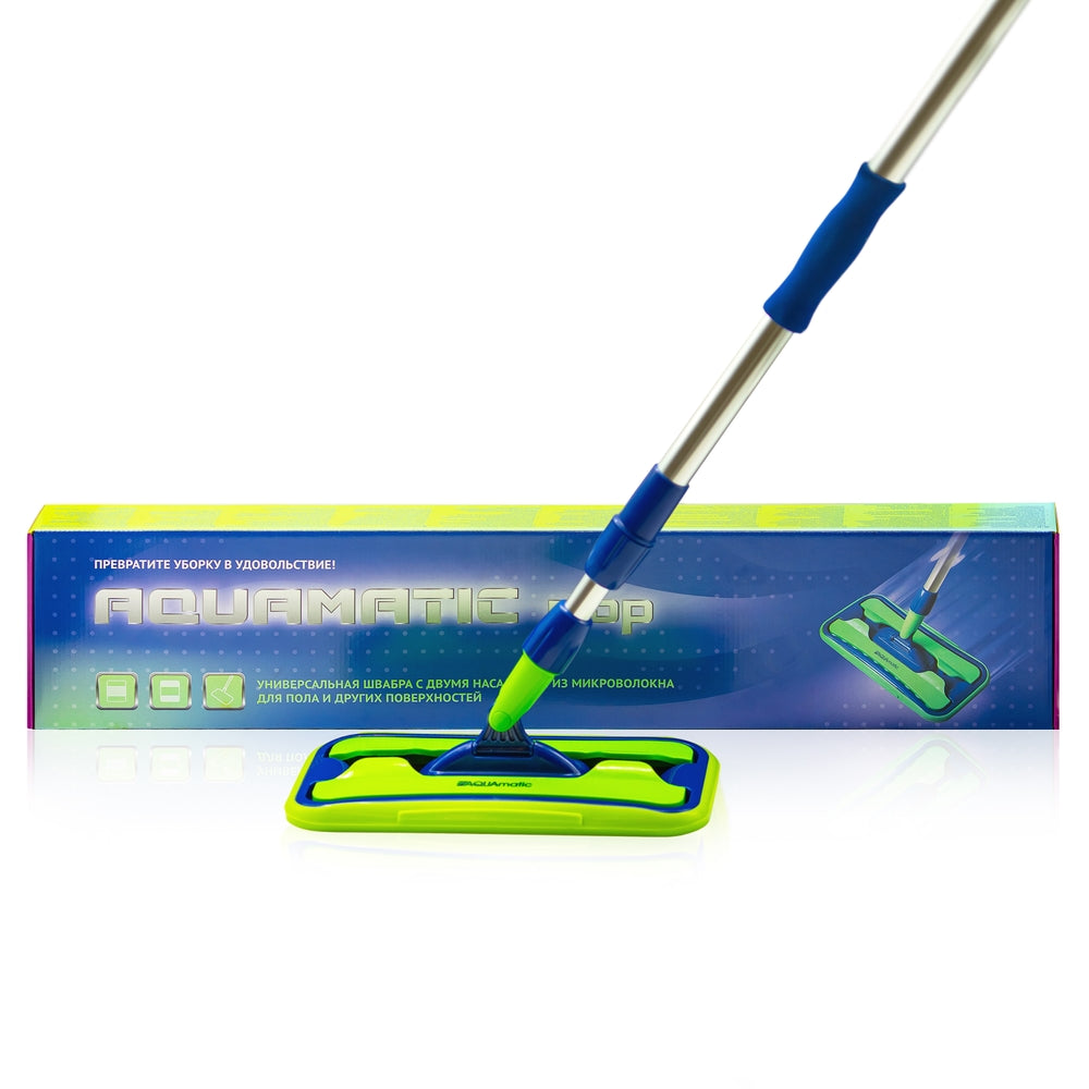 Green Fiber - Universal Mop with two AQUAmatic MOP attachments
