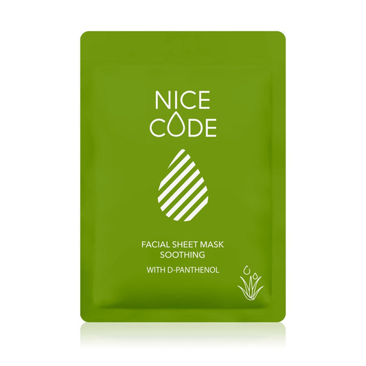 Nice Code - Soothing sheet face mask with D-panthenol