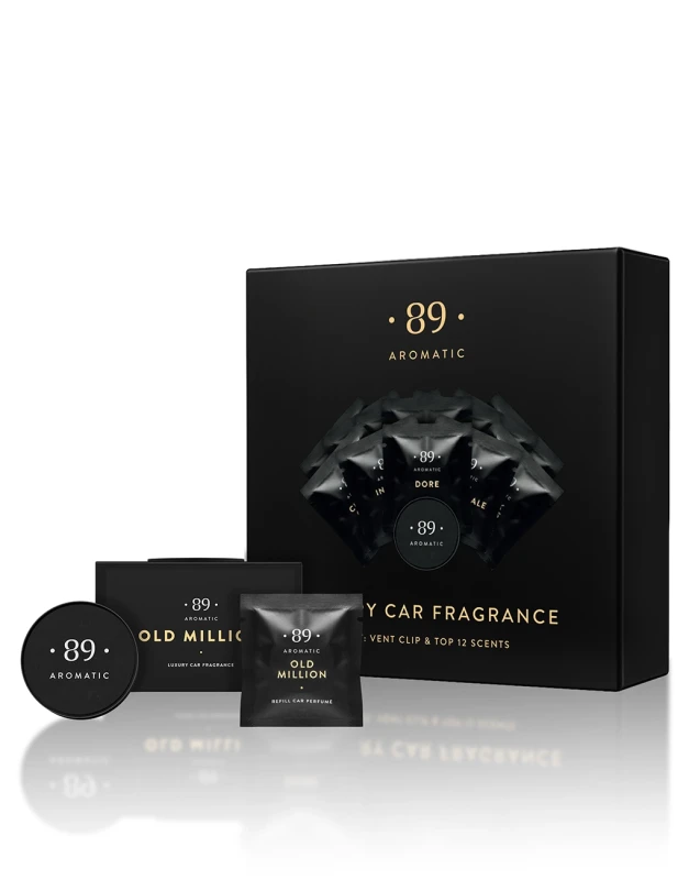 Aromatic89 - Set: Vent Clip & Top 12 Scents