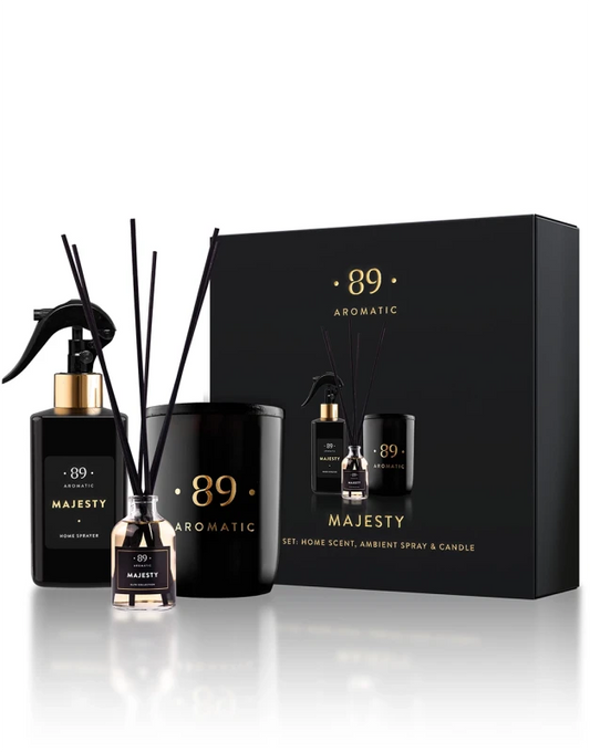 Aromatic89 - Set: Home Scent, Spray, Candle