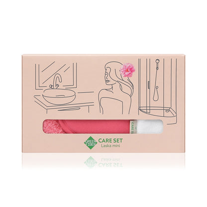Green Fiber - CARE SET Laska Mini A set for cleansing the face, neck and decollete skin