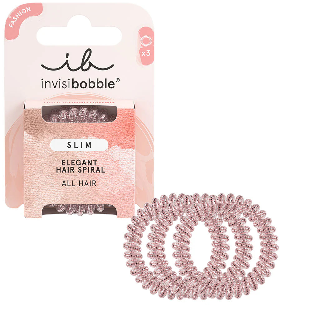 Invisibobble - Slim Hair Spiral Pink Monocle