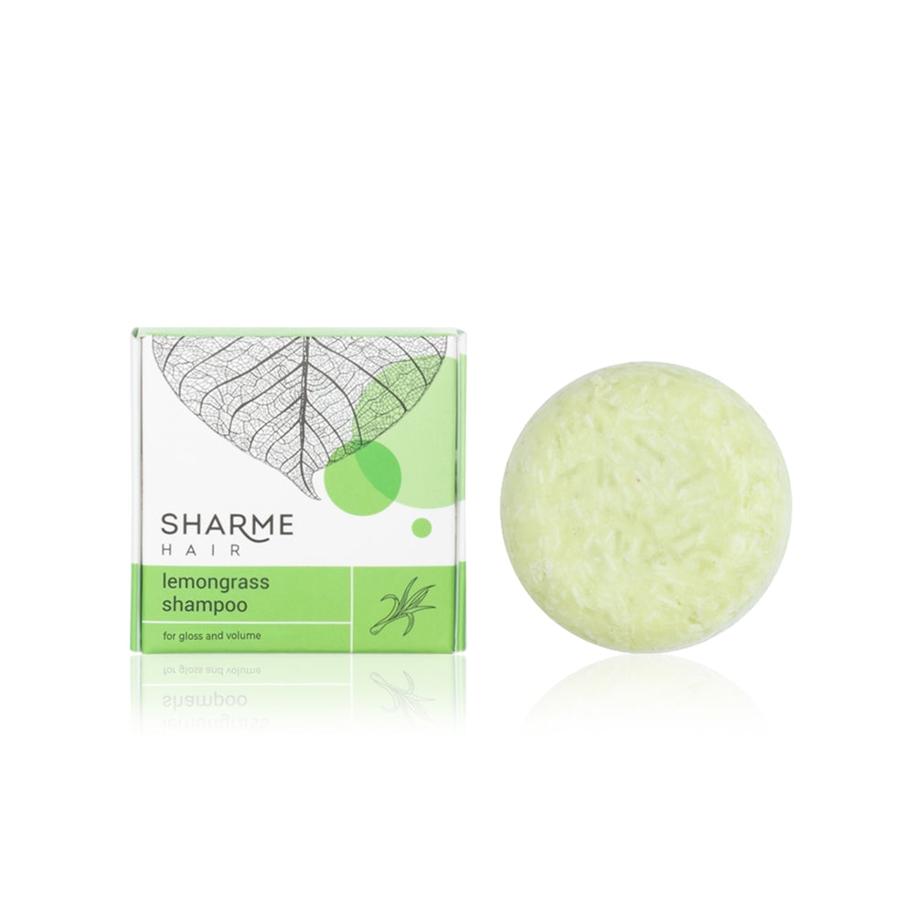 Sharme Hair - Natural Solid Shampoo Lemongrass for dry hair