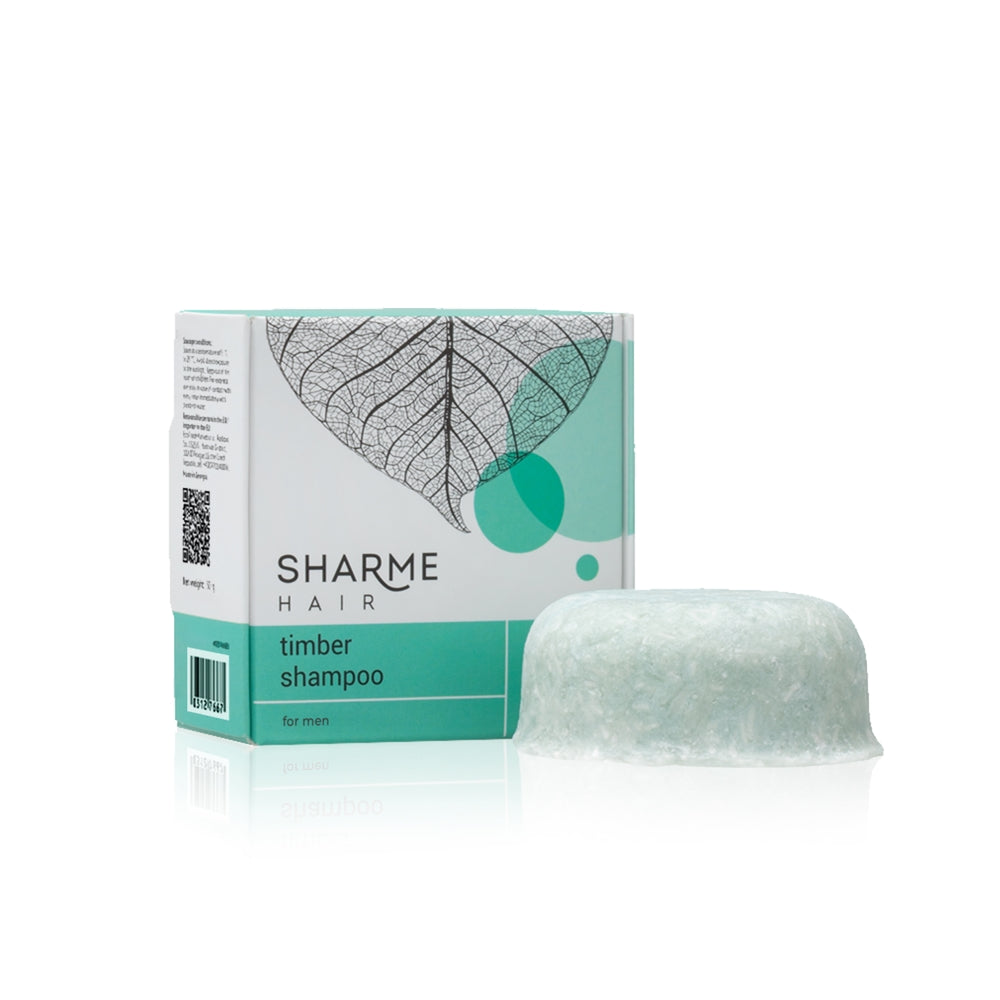 Sharme Hair - Natural Solid Shampoo Timber for men