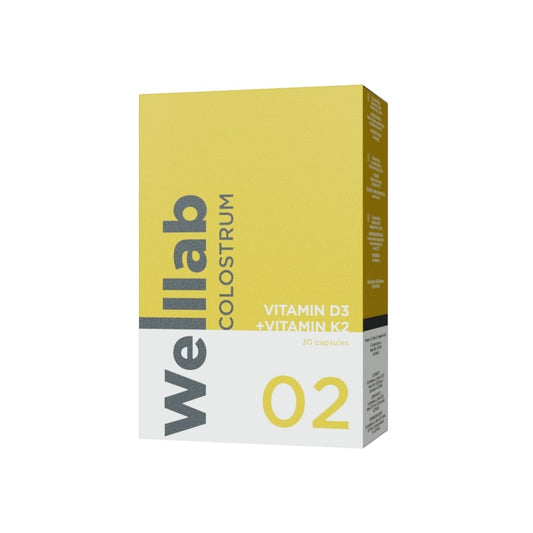 WELLLAB - Colostrum Vitamin D3 + K2